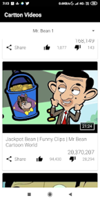 Image 0 for Mr.Bean Cartoon