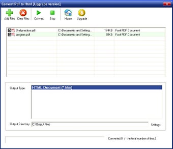 Image 0 for Convert PDF to HTML