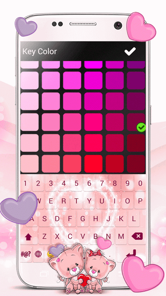 Imagen 2 para Pink Love Emoji Keyboard