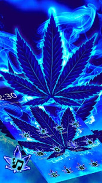 Imagen 0 para Blue Flame Weed Theme