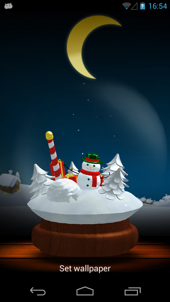 Imagen 1 para Frosty Snowman Live Wallp…