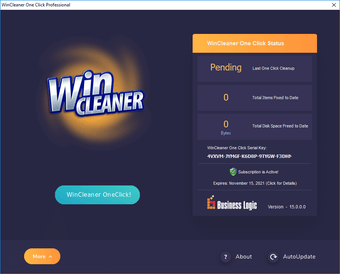 Imagen 1 para WinCleaner OneClick Profe…