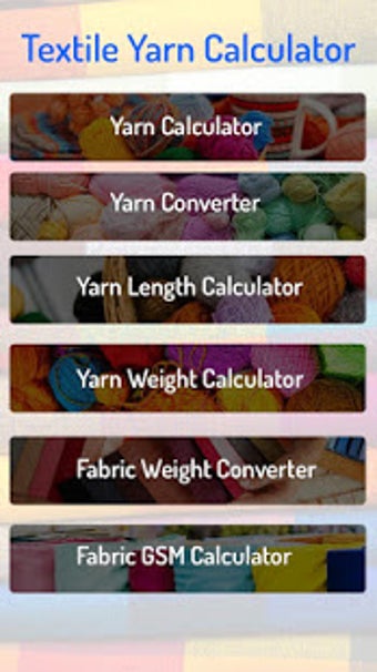 Imagen 3 para Yarn count and Cost Calcu…