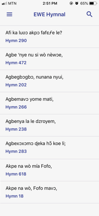 Imagen 1 para E.P.C Ewe Hymnal