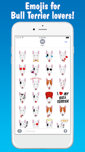 Imagen 3 para MyBTMoji - Bull Terrier E…