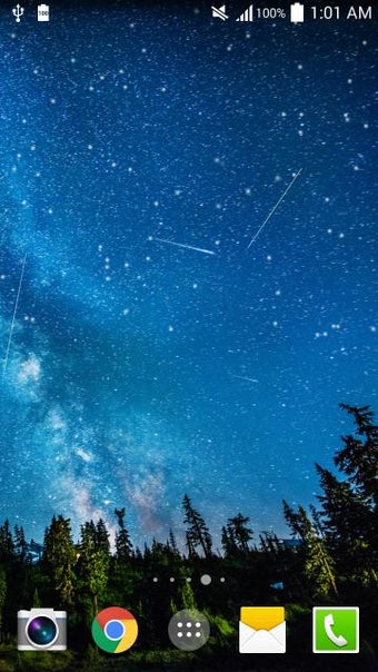 Imagen 1 para Meteor SKY Live Wallpaper…