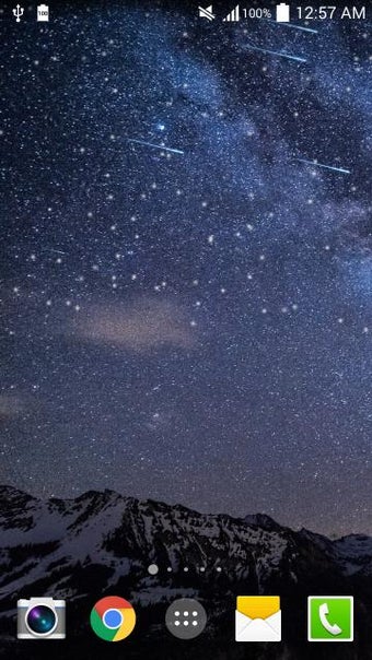 Imagen 2 para Meteor SKY Live Wallpaper…