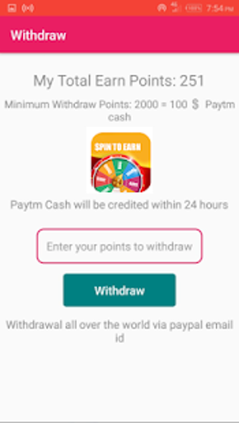 Image 0 for Spin to Earn - Earn Real …
