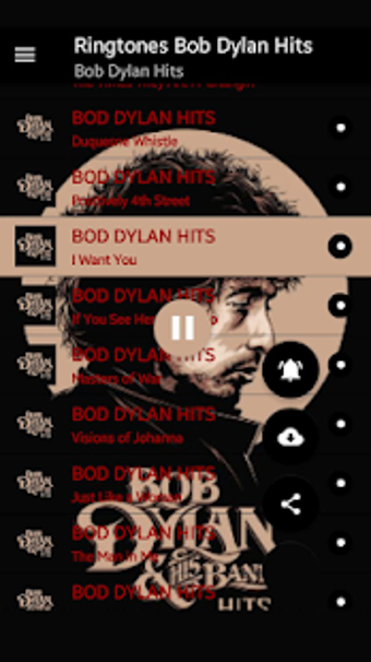 Image 0 for Ringtones Bob Dylan Hits