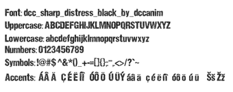 Imagen 0 para DCC Sharp Distress Black