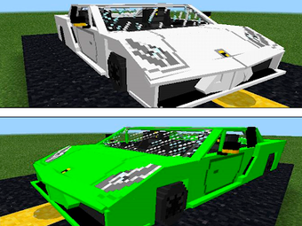 Image 1 for Cars Addon for MCPE Mod