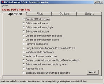 Image 0 for PDF Bookmark