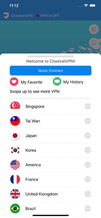Imagen 3 para Cheetah Vpn Proxy for WiF…