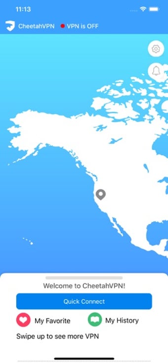 Imagen 2 para Cheetah Vpn Proxy for WiF…