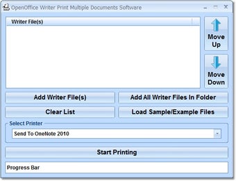 Image 0 for OpenOffice Writer Print M…