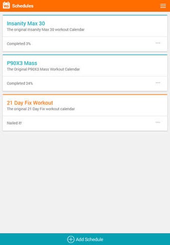 Image 0 for Workout Scheduler