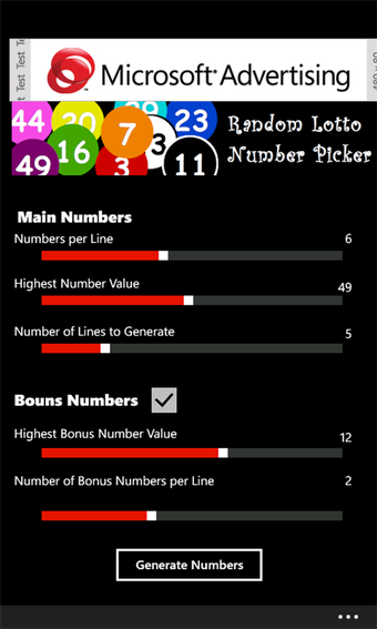 Imagen 1 para Lotto Numbers for Windows…