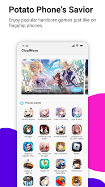 Image 0 for CloudMoon - Cloud Gaming