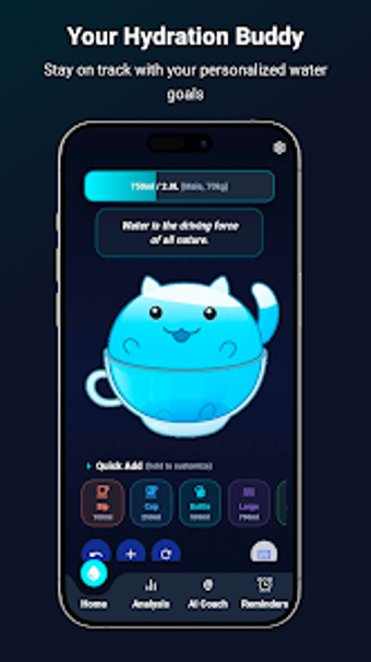 Image 0 for AquaIQ: AI Water Tracker