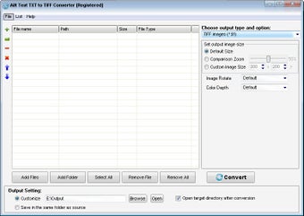 Image 0 for Ailt Text TXT to TIFF Con…