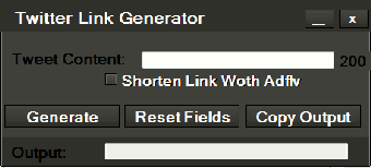 Imagen 0 para Twitter Link Generator