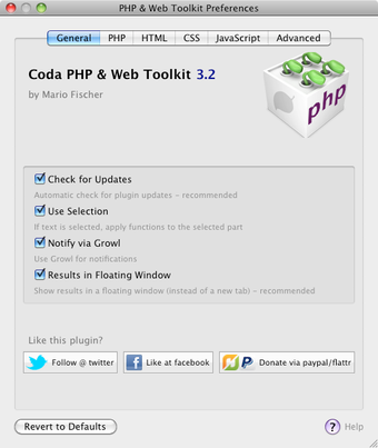 Imagen 0 para Coda PHP & Web Toolkit