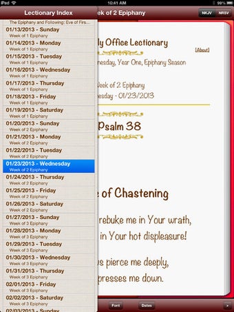 Imagen 0 para Daily Office Lectionary