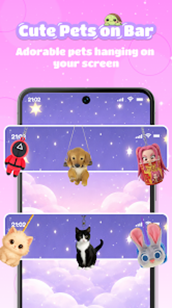 Image 0 for Cute Pet On Status Bar Wi…