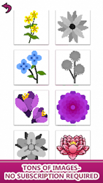 Image 1 for Flowers Color by Number,P…