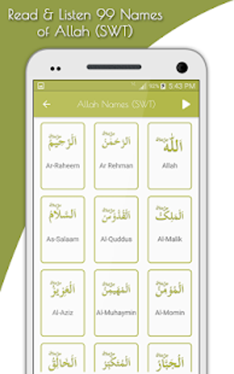 Imagen 3 para 99 Names Allah & Muhammad…