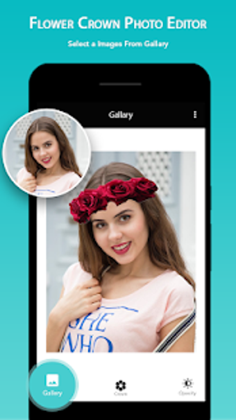 Imagen 3 para Flower crown photo editor
