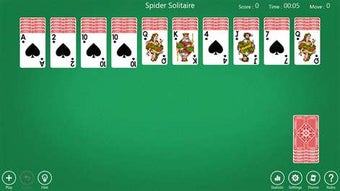 Image 0 for Aces Spider Solitaire for…