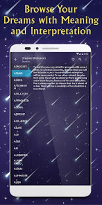 Imagen 1 para Dream Meanings Dictionary