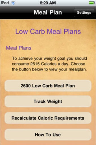 Image 0 for Low Carbohydrate 7 Day Me…