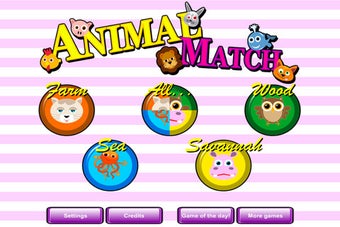 Image 0 for Animal Match Cards