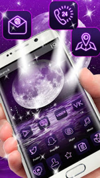 Image 2 for Purple Moon Sea Theme
