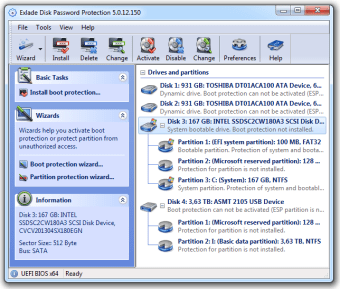 Image 2 for Disk Password Protection