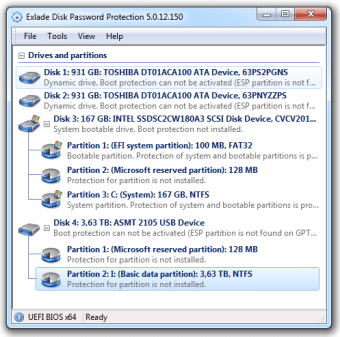 Image 1 for Disk Password Protection