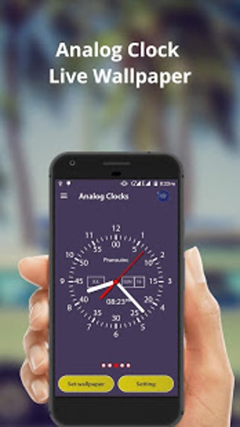 Imagen 1 para Analog Clock Live Wallpap…