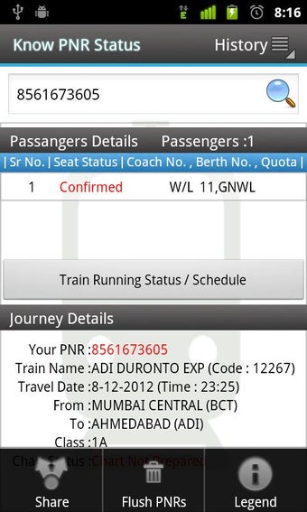 Imagen 0 para PNR & Indian Rail Enquiry…