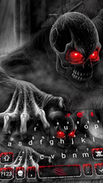 Imagen 2 para Zombie Monster Skull Keyb…