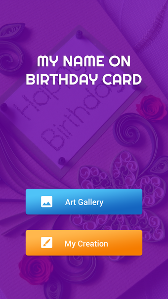 Imagen 2 para Name on Birthday Card