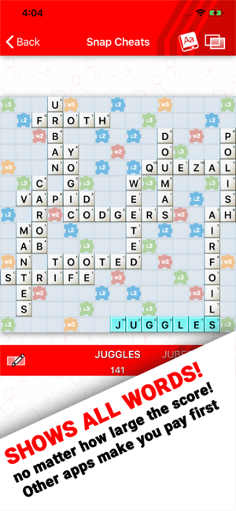 Image 0 for Snap Cheats - for Wordfeu…