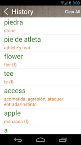 Image 0 for Spanish English Dictionar…