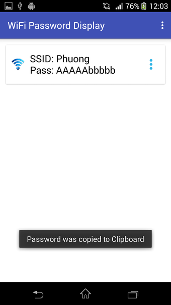 Imagen 1 para WiFi Password Display (ro…