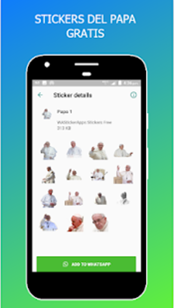 Imagen 1 para Stickers del Papa Francis…