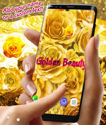 Image 0 for Golden Roses Live Wallpap…