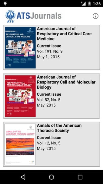 Image 1 for ATS Journals