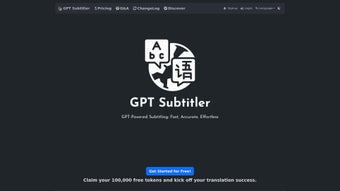 Image 0 for GPT Subtitler
