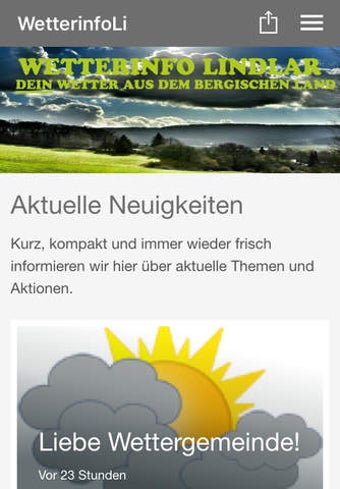 Image 0 for Wetterinfo Lindlar